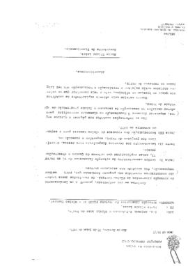 Memorando relatando situa&ccedil;&atilde;o financeira do projeto Peses 01 - N&uacute;cleo Central