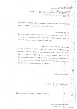 Of&iacute;cio relatando informa&ccedil;&otilde;es sobre o conv&ecirc;nio Fiocruz-Finep para o Minist&eacute;rio da Sa&uacute;de