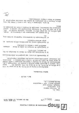 Of&iacute;cio relatando aprova&ccedil;&atilde;o e implanta&ccedil;&atilde;o do CEPAS