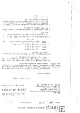 Of&iacute;cio relatando despesas de implanta&ccedil;&atilde;o de projetos do Peppe