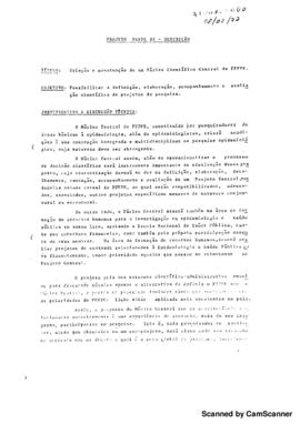 Projeto de pesquisa "Cria&ccedil;&atilde;o e manuten&ccedil;&atilde;o de um n&uacute;cleo cient&iacute;fico central do Peppe"