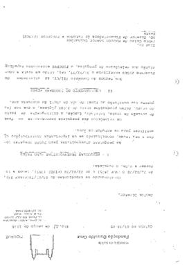 Of&iacute;cio informando sobre os projetos implantados ao longo da dura&ccedil;&atilde;o do Peses