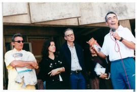 Jos&eacute; Ivo Pedrosa, [ ?], Eduardo Stotz e Eymard Vasconcelos - II Encontro Nacional de Educa&ccedil;&atilde;o Pop...