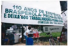 Movimento contra o fechamento da f&aacute;brica de tecidos Brasp&eacute;rola - Camaragibe/PE