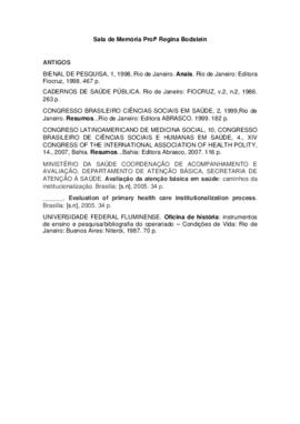 Documentos e obras antigas