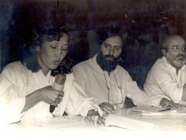C&eacute;lia Maria Almeida, Paulo Eduardo Elias e Ant&ocirc;nio S&eacute;rgio Arouca.