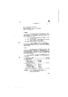 Memorando de Emanuel Gon&ccedil;alves de Melo Para Carlos Antonio Lopes Pereira (supervisor do Fndct)  c...