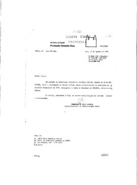 Of&iacute;cio de Ivanildo de Melo Barbosa (superintendente de administra&ccedil;&atilde;o geral) para Julio Raja Gabag...