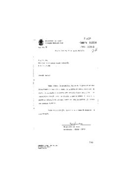 Carta de Sergio Goes de Paula (coordenador do Peses/Finep) para F&aacute;bio Celso de Macedo Soares Guim...