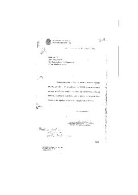 Memorando de M&aacute;rcio de Azevedo Diniz (Superintendente financeiro da Finep) para Maria do Carmo co...