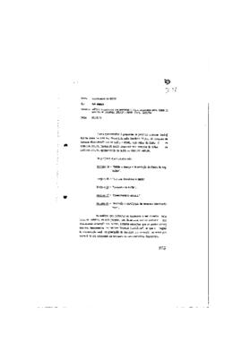 Parecer de Rui G&ocirc;mara (chefe do Departamento Financeiro da Finep) com aviso de an&aacute;lise e concord&acirc;...