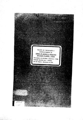 Projeto: "Epidemiologia de leshmaniose tegumentar em &aacute;rea pemi-urbana."