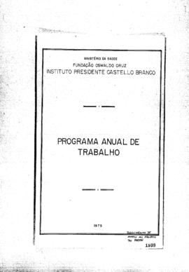 Programa anual de trabalho: Aprova&ccedil;&atilde;o do regimento interno da Fiocruz