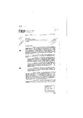 Carta de Fabio Celso de Macedo Soares Guimar&atilde;es (diretor da Finep) para Vinicius da Fonseca (pres...