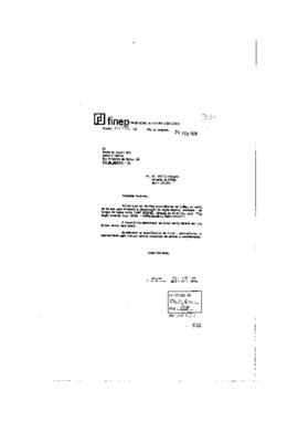 Carta de Sergio Eyer Joras para Ab&iacute;lio Peixoto solicitando para que se altere a denomina&ccedil;&atilde;o da co...