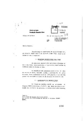 Of&iacute;cio de Edmilson Francisco dos Reis Duarte (Assessor chefe da Finep) avisando sobre encerrament...