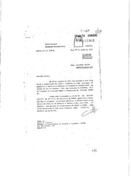Of&iacute;cio de comunica&ccedil;&atilde;o interna da Finep  de Edmilson Francisco dos Reis Duarte (assessor-chefe Fin...