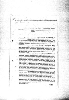 Projeto: "Padr&otilde;es de diagn&oacute;stico e de tratamento na medicina oficial e em medicinas paralela...