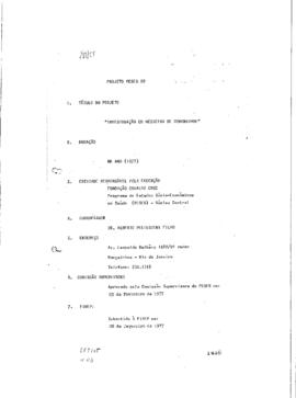 Projeto Peses 09: "Investiga&ccedil;&atilde;o em medicina da comunidade."