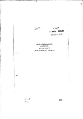 Segundo relat&oacute;rio parcial de atividades Peses 03