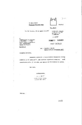 Carta de Antonio S&eacute;rgio da Silva Arouca (coordenador do Peses/Peppe) para Delson de Valois (Coord...