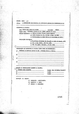 Projeto de pesquisa: "A n&atilde;o determina&ccedil;&atilde;o na mortalidade secular por tuberculose no Rio de Ja...