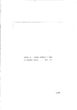 Projeto 05 - "Sistema econ&ocirc;mico e sa&uacute;de- Relat&oacute;rio parcial."