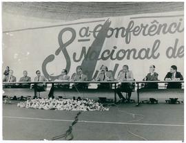 Jos&eacute; Sarney, S&eacute;rgio Arouca, Rafael Magalh&atilde;es e Marcos Maciel - 8a Confer&ecirc;ncia Nacional de Sa&uacute;de, ...