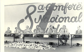 Jos&eacute; Sarney, S&eacute;rgio Arouca, Rafael Magalh&atilde;es e Marcos Maciel - 8&ordf; Confer&ecirc;ncia Nacional de Sa&uacute;de (...